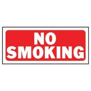 "No Smoking" Sign, 6 x 14-In. Low Shipping Fee Online