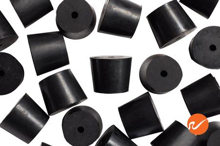 #6 Rubber Stoppers with 1 hole Best Place For Sale