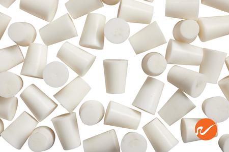 #1 White Silicone Rubber Stoppers Official