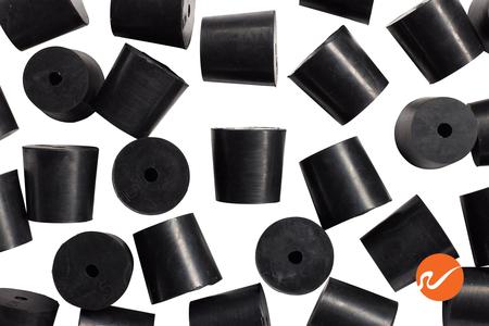 #5 Rubber Stoppers with 1 hole Cheap Sale Choice