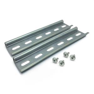 Electrodepot 2 Pieces Slotted Steel Zinc Plated DIN Rail (35 mm x 6-in) with 4 #10 Stainless Steel Screws Buy Online