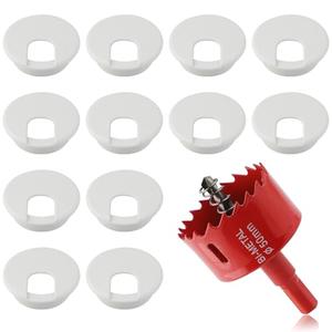 Desk Grommet, 2 Inch(50mm) Flexible Cable Grommet, Desk Hole Cover for Cables with Hole Saw,Plastic Cable Cord Wire Hole Cover for Desk, Table,Cabinet,Countertop and Other Furniture(White,13Pack) Websites For Sale
