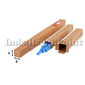 Scatole a tubo e telescopiche 9.2 cm x 9.2 cm x 50 cm For Sale Online