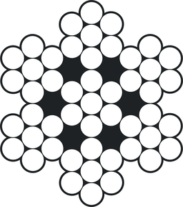0.8mm S316 Stainless Rope 7 x 7 Construction - 305M Wiki For Sale
