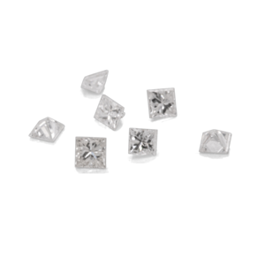Diamant - wei (TW), rechteck, 1.2x1.2 mm, 0.01 cts, Nr. D11046 Outlet Amazing Pice