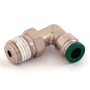 Elbow Swivel 3/8" Tube x 1/4" M NPT Nickel Plated Brass Free Shipping Finishline