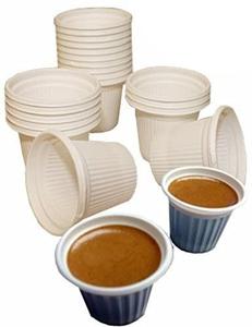 3/4oz PLASTIC COFFEE CUP -WHITE - PLASTIFAR - (20X250PCS) - 5000CT- (#53) Cheapest Pice