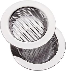 Kitcheniva 2-Pcs Stainless-Steel Kitchen Sink Strainer, 4.5" Cheap Best Seller