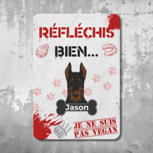 Plaque de porte Plexiglas Vegan Buy Cheap 2025