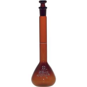 Volumetric Flask Amber CustomA 25mL 026100-25 SIBATA Cheap Pice Original