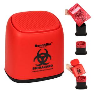 BenchBin Benchtop Biohazard Bin, 1.5L, 7 x 5 x7in, 1/ea - A8401B Recommend For Sale