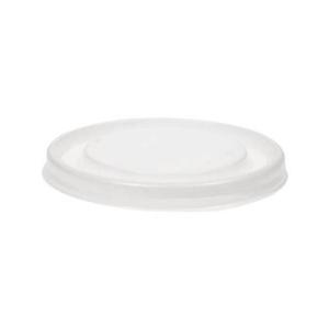 Flat Straw Lid For 12/16/20/24 oz. Compostable Plastic Cup Free Shipping For Sale