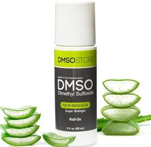 DMSO 70/30 3 oz. w/ Aloe Vera Liquid Roll on Super Biologic 99.995% Low Odor Pharma Grade Liquid Free Shipping Manchester Great Sale