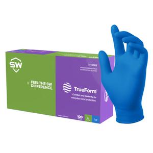 <p>TrueForm Powder-Free Nitrile Exam Gloves Royal Blue <b>(X-Small)</b>, Case of 1000 (TF-050-095-RB) (10 boxes 100/Box) - N301341 Sale Supply