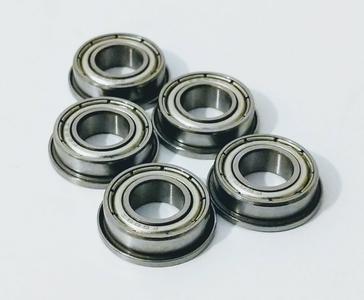 QTY 5 - 8mm x 16mm x 5mm Flanged Round Bearing With Mastercard