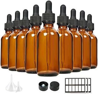 Eternal Moment 2 oz Eye Dropper Bottle(24 Pack), 60ml Amber Glass Bottles with Glass Eye Dropper for Essential Oils, Chemistry Lab Chemicals, Colognes & Perfumes For Sale Sale Online