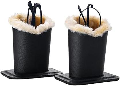 Eyeglass Holder Stand, Modern Velvet Plush Lined PU Leather Eyeglasses Glasses Holder Case Free Shipping 2025 Unisex