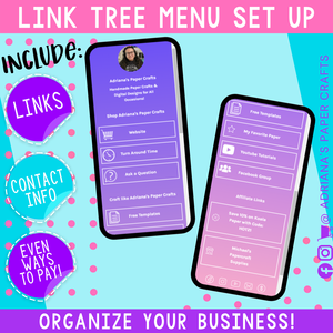 Linktree Menu Set Up Discount Shop Offer