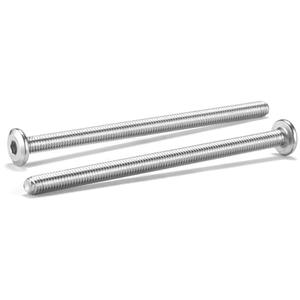 M10 x 100mm 20Pcs Flat Head Hex Socket Cap Screws Bolts, 304 Stainless Steel 18-8, Full Thread by SG TZH (with Hex Spanner) Free Shipping View
