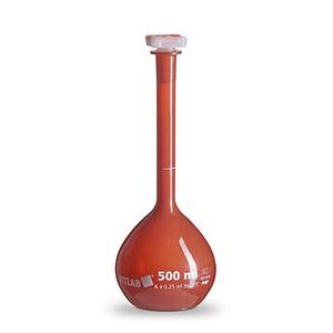 Brandtech Lightshield Volumetric Flask, 500mL, 19/26 stopper, pk2 - 675950 Cheap For Cheap