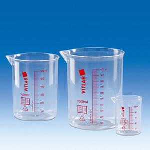 Brandtech Griffin Beaker, PMP,Red screened graduations,1000mL, pack 6 - 61403 Sale Big Discount
