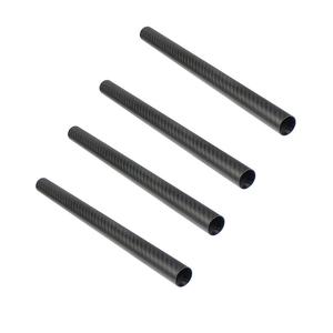 4PCS DIY Quadcopter Twill Matte High Hardness 3K Carbon Fiber Circular Tube Length 351mm for RC Model Airplane Purchase Sale Online