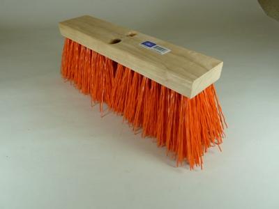 16" Orange Plastic Street Broom Best Place To Buy Online