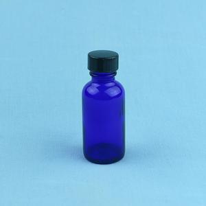 30 mL Boston Round Cobalt Blue Solution Bottle 2025 New For Sale