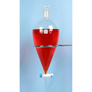 1000 mL Separatory Funnel with PTFE Stopcock and Glass Stopper Sale Cheapest