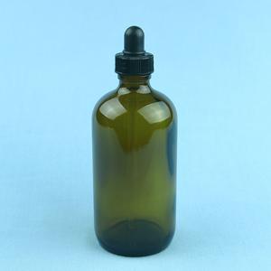 240 mL Boston Round Amber Dropping Bottle Sale Best Sale