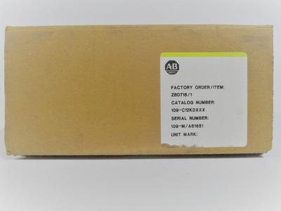 Allen Bradley via TCS 109C12KDXXX Ser. A NSFP (BR/YL) 109 C12KDXXX Free Shipping Best