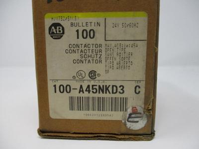 Allen Bradley via TCS 100A45NKD3C Ser. C NSFP 100 A45NKD3C Discount Outlet Locations