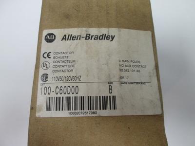 Allen Bradley via TCS 100C60D00 Ser. B NSFP (BR/WH) 100 C60D00 Excellent Online