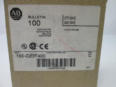 Allen Bradley via TCS 100C23T400 Ser. C NSFP (BR/WH) 100 C23T400 Cheap Finishline