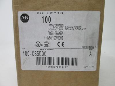 Allen Bradley via TCS 100C85D00 Ser. A NSFP (BR/WH) 100 C85D00 Buy Cheap 100% Guaranteed