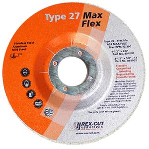 Rex-Cut Max Flex belnding wheel 4-1/2" X 7/8 Get To Buy