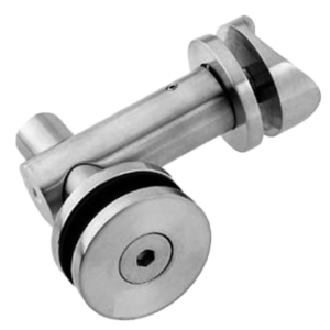 10015SS - POST MOUNT GLASS BRACKET - SINGLE SIDE Clearance Low Shipping