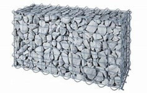 2x0.5x0.5 Gabion Baskets -Galvanised - Woven Mesh Authentic For Sale