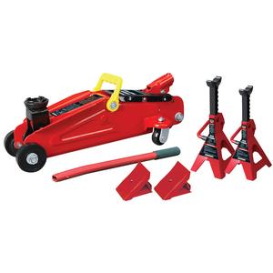 2.2 Ton / 2000kg Garage Jack and Jack Stands Combo Discount From China