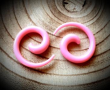 4mm Acrylic Spirals ~ Pair Order Cheap Online