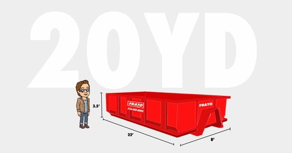 20 Yard Roll-Off Dumpster Rental Clearance Store Sale Online