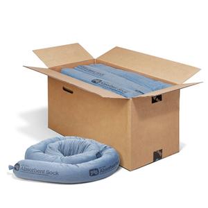 Pig Blue Absorbent Sock, 2ftx3in Unv 55/Box - PIG201 Outlet Official