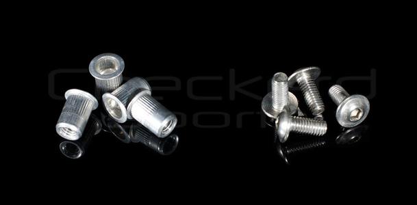 Rivet Nut AL M6 Large Flange Head / SS Bolt Combo Sale Recommend