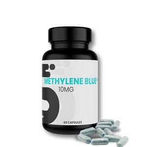 Methylene Blue Capsules Compounded Pharmacuetical Grade 10 MG - Size 00 Pills USP Powder, High Purity Supplement Tablets Tumblr Sale Online