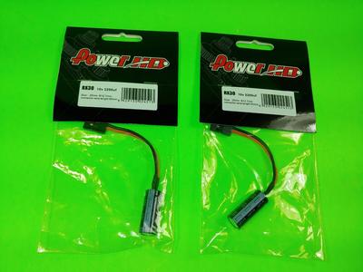 2 NEW POWER HD Glitch Buster Power Capacitor Spektrum Futaba Savox Hitec TRAXXAS Low Pice For Sale