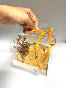 Clear Cake Box With Handle - 14x10x7.3cm Cheap Very Cheap