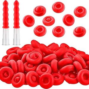 Caulk Cap Caulk Saver Cap Caulk Finishing Tool Caulk Saver Caps Caulking Tube Covers Tube Caps for Sealing and Preserving, Red (100 Pieces) Footlocker Cheap Online