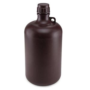 Bottle, Narrow Mouth, Amber PP Bottle, Attached PP Screw Cap, 8 Litres (2 Gallons)-7058000AM Sale Visit