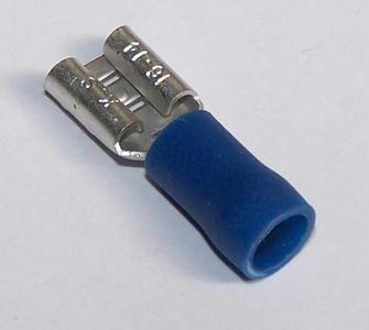 BQCF-HP Blue Spade 6.3mm Female Terminal Handy Pack (Pk/14) Wiki For Sale