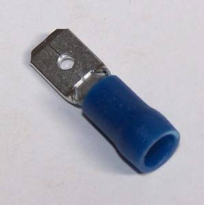 BQCM Blue Spade 6.3mm Male Terminal Bulk (Pk/100) Best Place Online